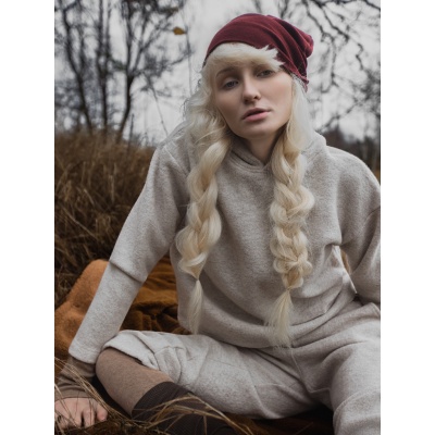 Õhuke meriinomüts, bordoopunane